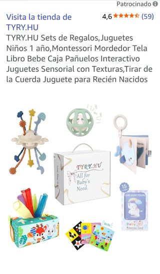 TYRY.HU Juguetes Bebé 1 año Montessori SIN USO