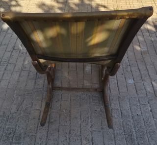 Mecedora madera vintage