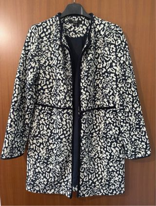Ovs Women’s Leopard Print Open-Front Coat / Long J