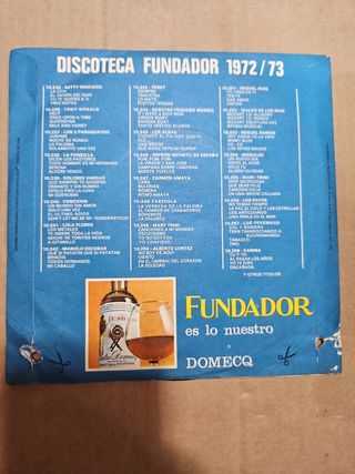 Disco Fundador 45 rpm Vinilo