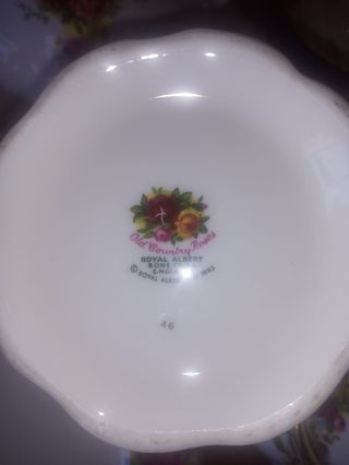 Juego de té Royal Albert Old Country Roses