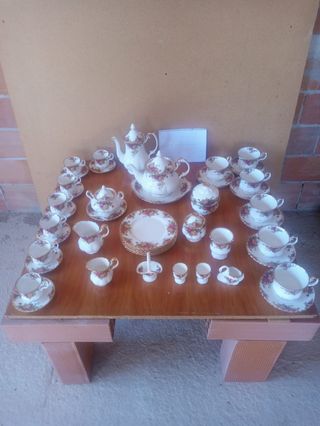 Juego de té Royal Albert Old Country Roses
