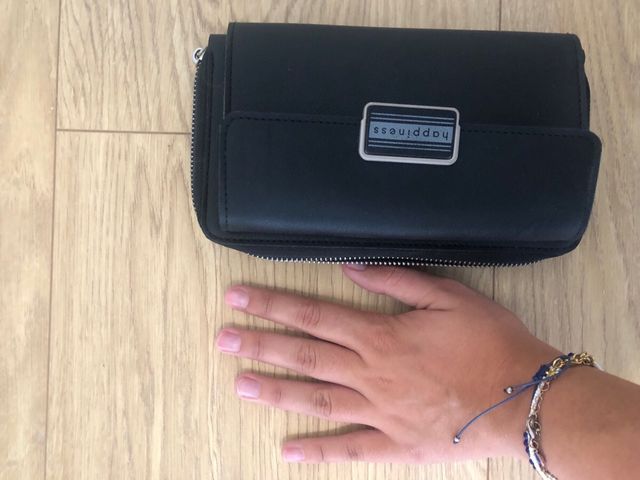 Cartera negra Happiness