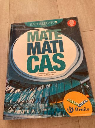 Matemáticas 2 Bachillerato Nueva etapa Bruño