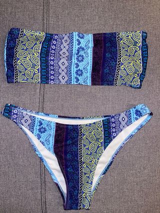 Bikini completo azul 