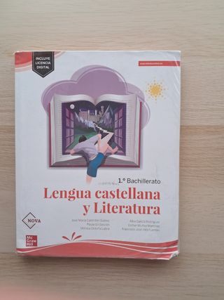 Lengua castellana y Literatura 1.º Bachillerato...