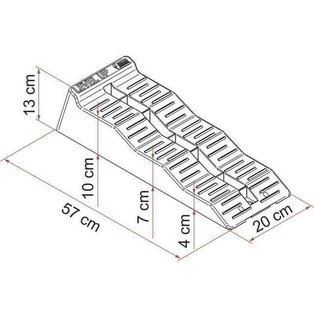 Calzos Fiamma 3 niveles Kit Level Up+ bolsa