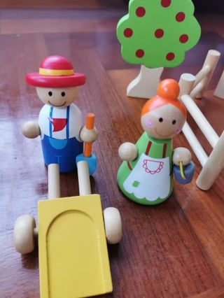 Granja de madera infantil