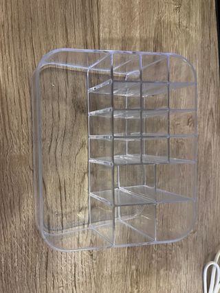Organizador transparente de plástico