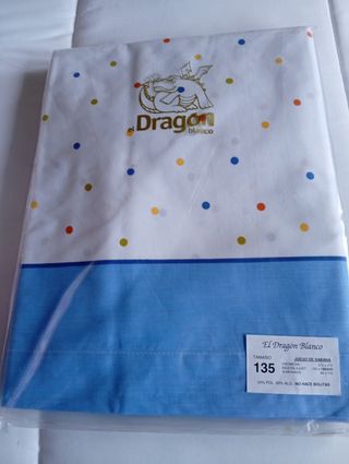 Sábanas El Dragón Blanco 135cm