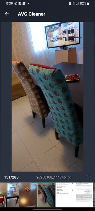 6 Sillas Chenilla - Madera - 30€ unidad