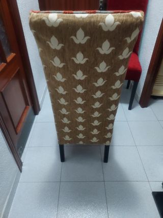 6 Sillas Chenilla - Madera - 30€ unidad