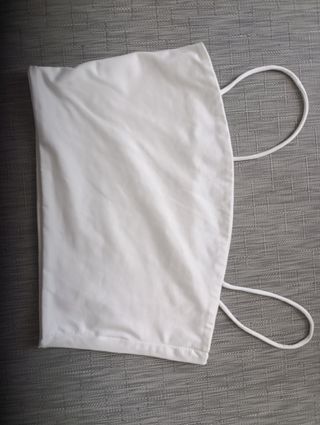 Top blanco tirantes finos