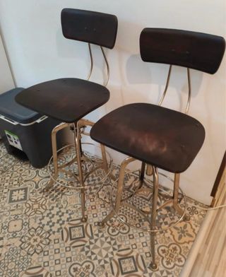 Taburetes cocina industrial - 2 uds