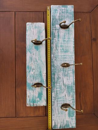 Set Percheros pared vintage