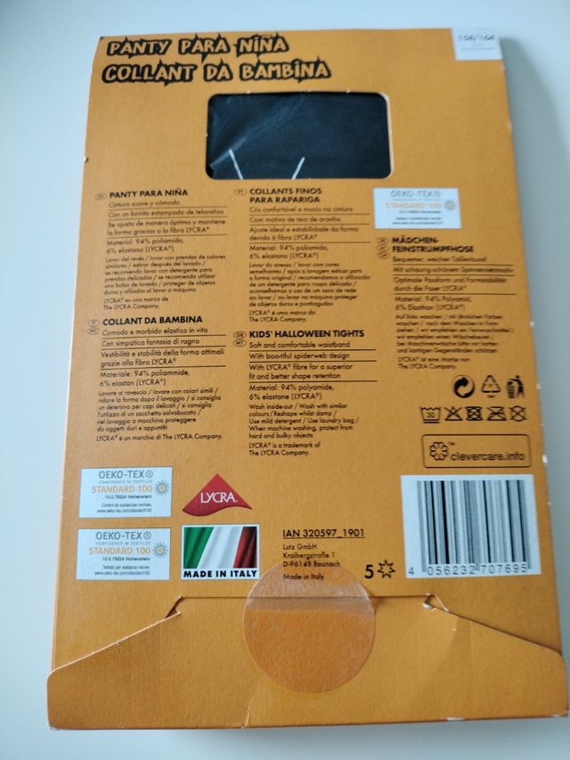 Medias Halloween niña 40 den