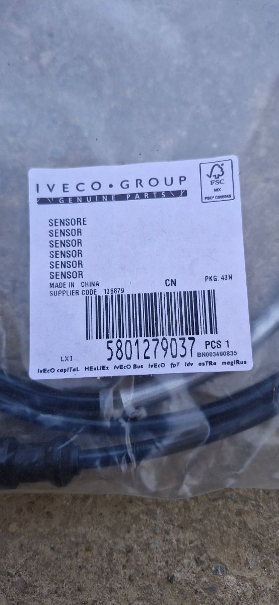 Sensor ABS Iveco Daily