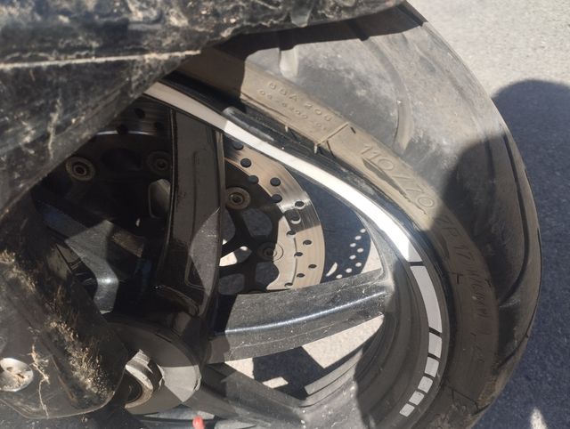 Hyosung GT250 Comet - averiada