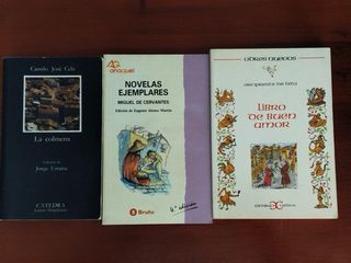Lote 3 libros literatura clásica española