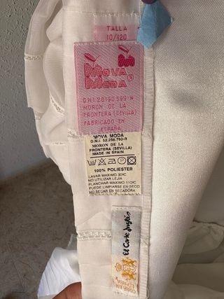 Vestido Primera Comunión (Corte Inglés)