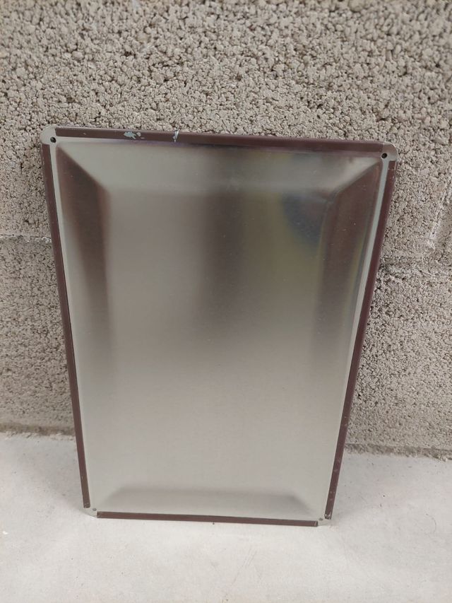 Placa decorativa metalica - Corazón