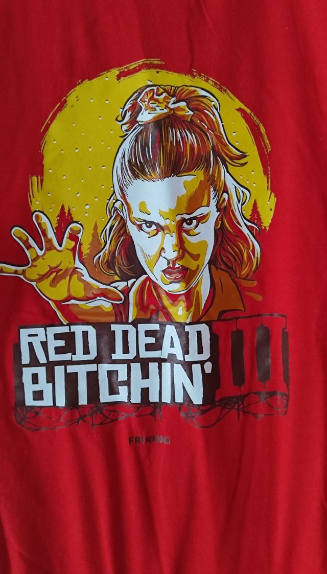 Camiseta Stranger Things roja