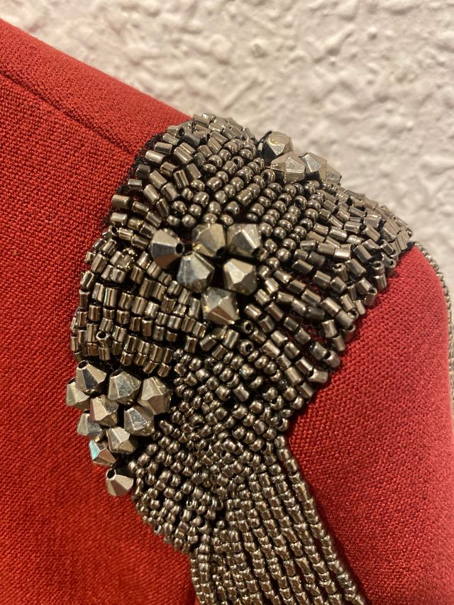 Chaqueta militar Only roja - Talla L