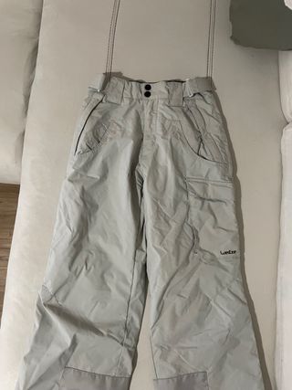 Pantalones nieve Wedze beige