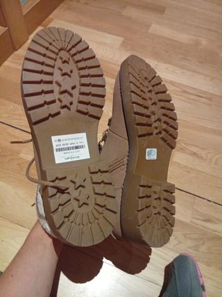 Botines Mustang marrón, talla 38