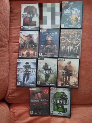 Lote juegos PC: Battlefield, Call of Duty...