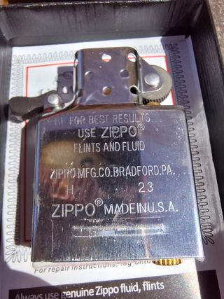 Mechero Zippo original ajedrez