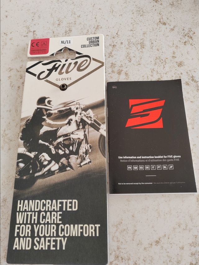 Guantes moto Five5 Mustang Piel XL