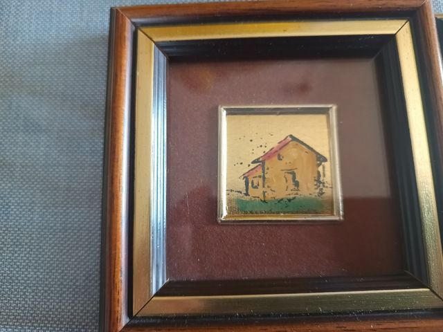 2 Quadri Vintage Dipinti a Mano