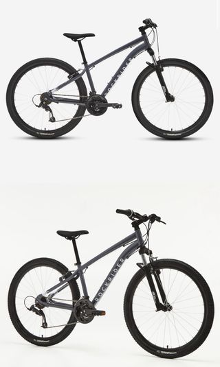Bicicleta Rockrider Gris