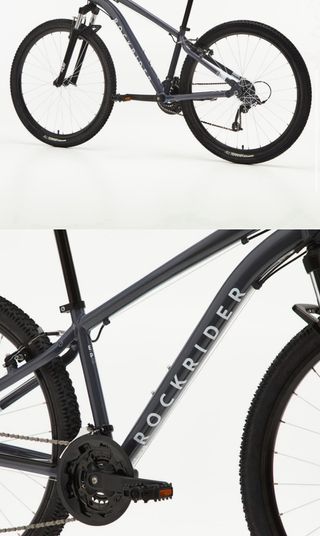 Bicicleta Rockrider Gris