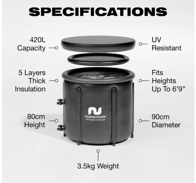 Bañera hielo recovery Nurecover