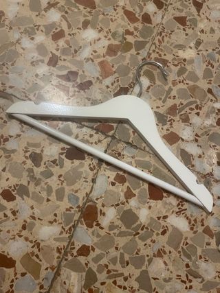 20 Perchas blancas niños - Madera