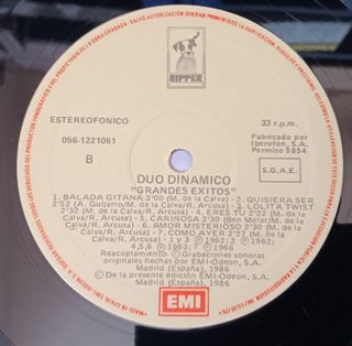 Duo Dinámico: Grandes Éxitos LP