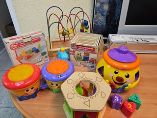Juguetes madera niños - educativos