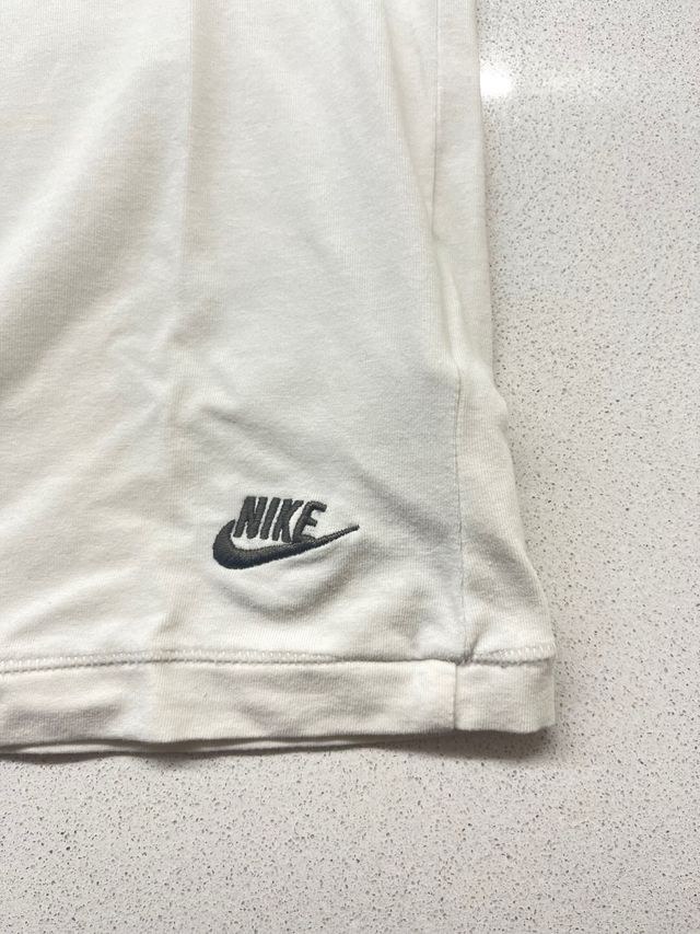 T-shirt Nike USA colore bianco donna 95% cotone