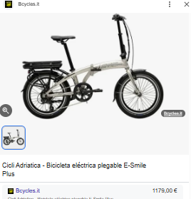Bicicleta eléctrica Cicli Adriatica E-Smile Plus