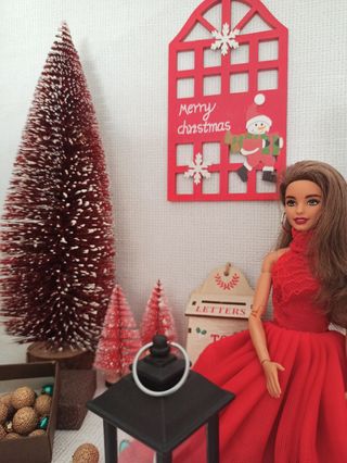Set «classico» con albero di Natale e miniatura