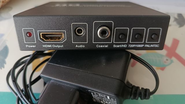 Conversor SCART/HDMI - 720p/1080p
