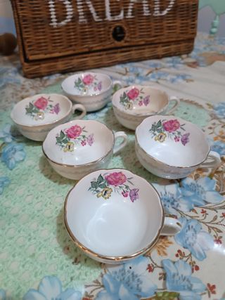 Tazas porcelana antiguas - 6uds
Francesas 
