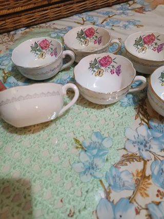 Tazas porcelana antiguas - 6uds
Francesas 