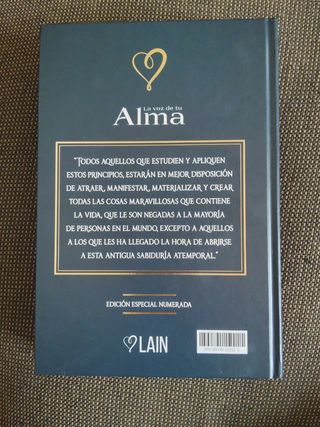 La Voz de tu Alma 
Edición Especial Numerada