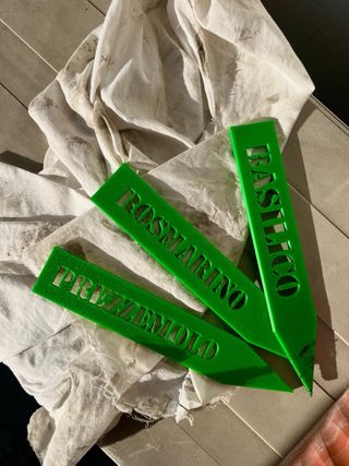 targhette orto personalizzabili - stampa 3D