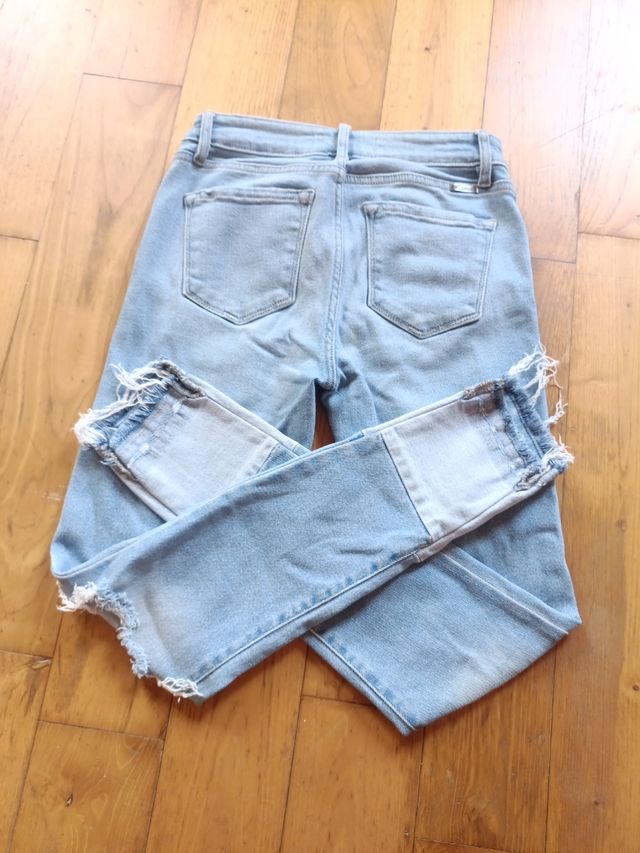 Vaqueros rotos - Azul