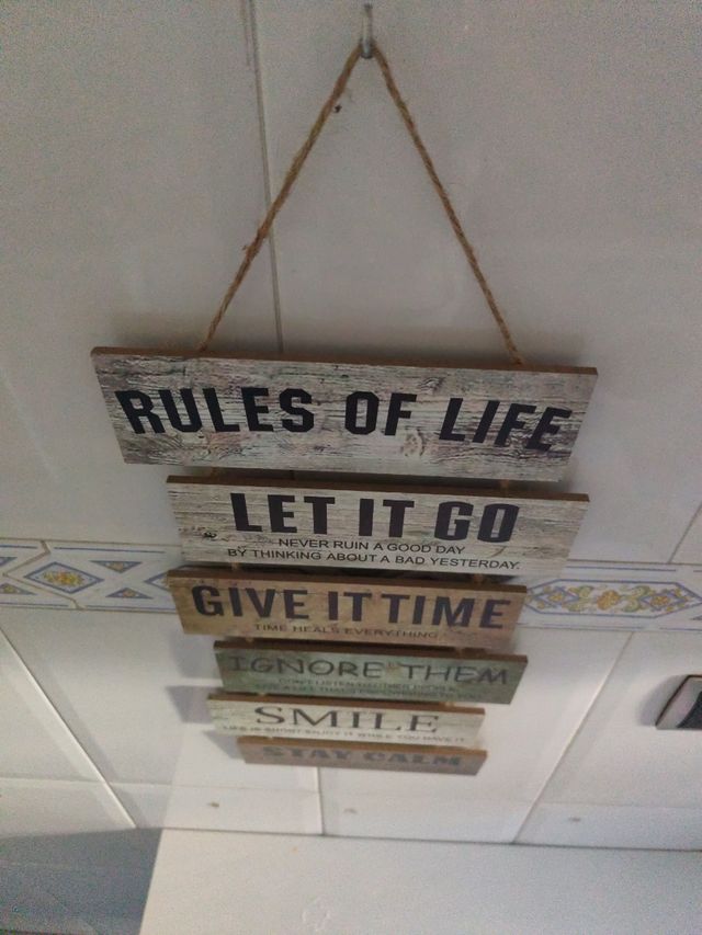 CARTEL MADERA DECORATIVO