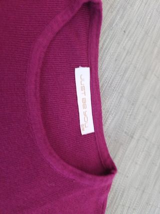 Jersey fucsia manga larga